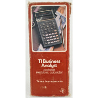 VINTAGE *PRISTINE* 1976 1st Generation Texas Instruments Business Analyst Portable Electronic Calculator