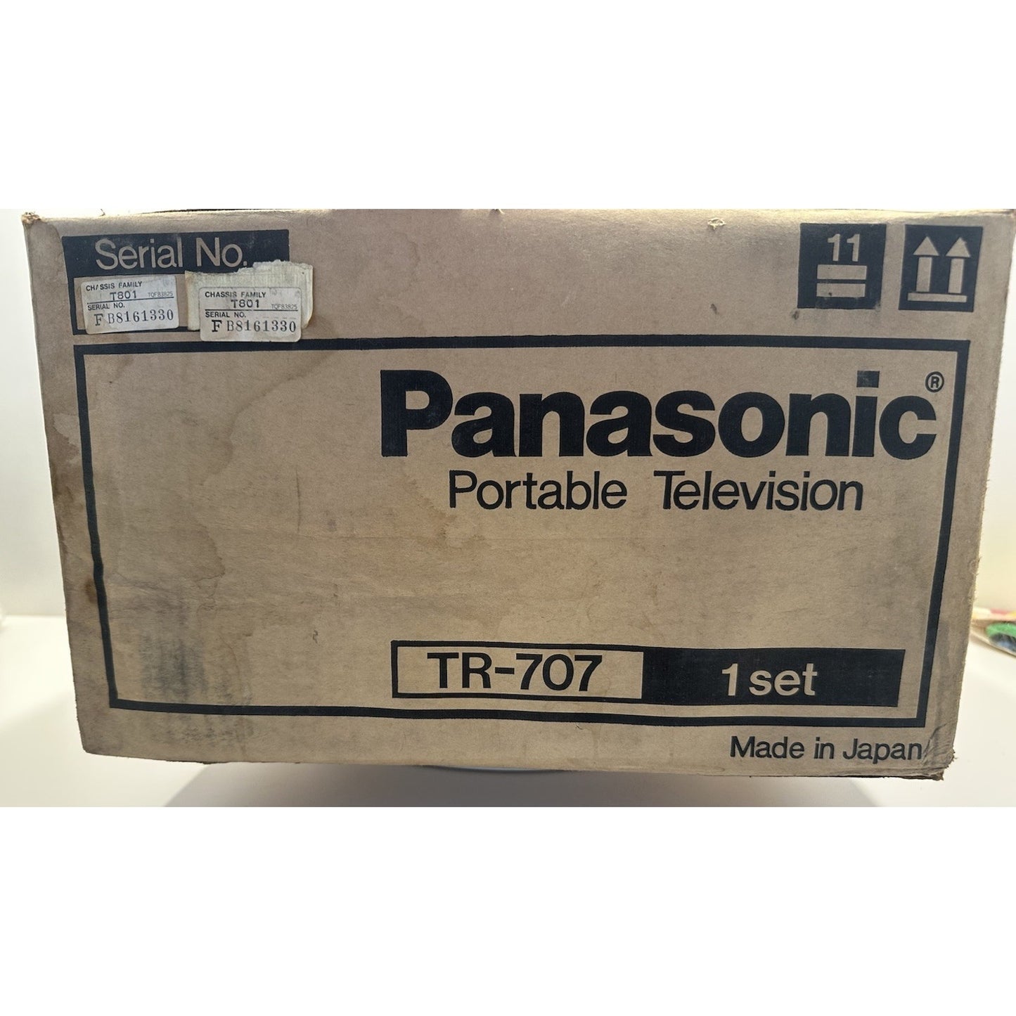VINTAGE *NEW* 1978 Panasonic TR-707 Portable Solid State VHF/UHF Television