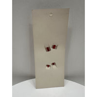 VINTAGE *NEW* 1970's Tip Top Hair Chignon Charm ChopSticks Red/White