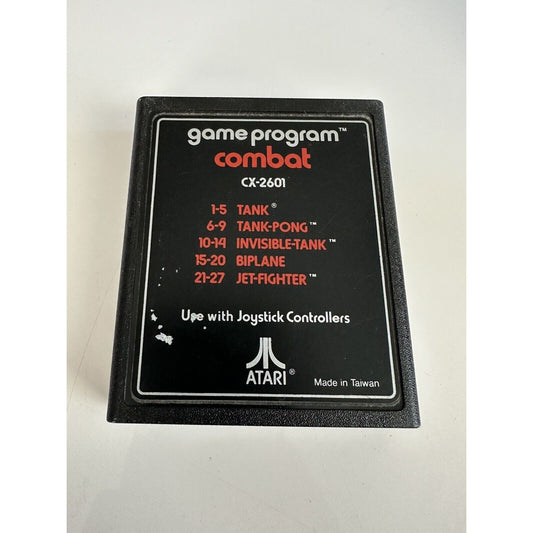 VINTAGE Combat Game Program Atari 2600 Video Game Cartridge Only