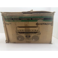 VINTAGE *PRISTINE* 1980's Hitachi TRK-8000H Cassette Tape AM/FM Radio Boombox