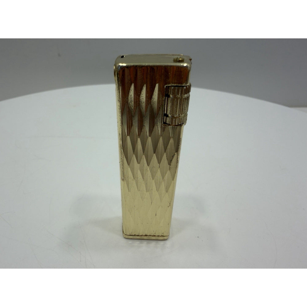 VINTAGE *NEW* 1950's Stellar Gold Textured Super Lighter