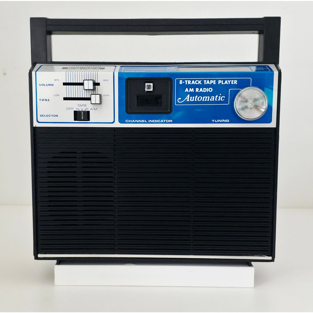 VINTAGE *NEW* 1970's Sobynica Model 46AM | 8 Track Portable Tape Player AM Radio