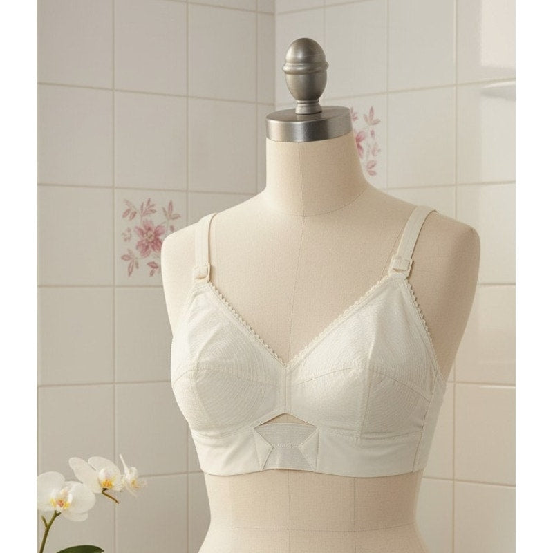 VINTAGE *NEW* 1960's Carnival Women's White Bullet Bra Size 32A USA
