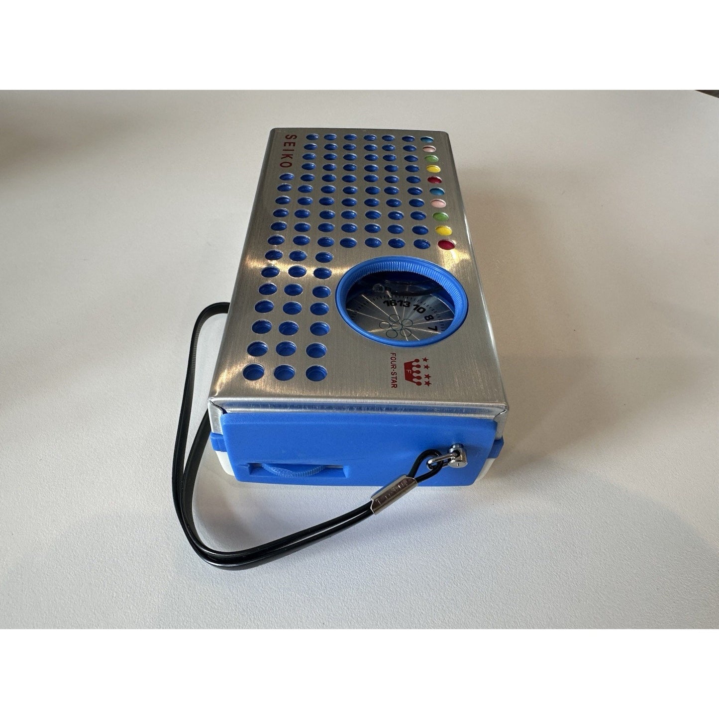 Needs Lovin' - VINTAGE 1960's Seiko FS22 Blue Solid State Pocket Transistor Radio CLEAN