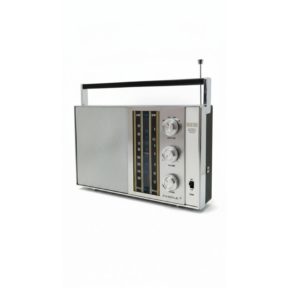 VINTAGE *NEW* 1970's Candle VMS-1224 3-Band AM/FM AC/DC Radio