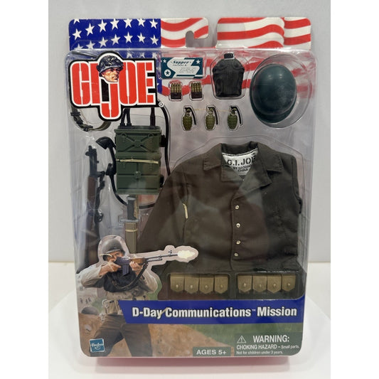 VINTAGE *NEW* 2002 GI Joe Battle Gear D-Day Communication Mission Set