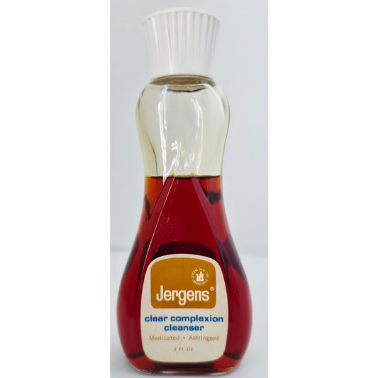 VINTAGE *NEW* 1970's Jergens Clear Complexion Cleanser Medicated Astringent 4oz