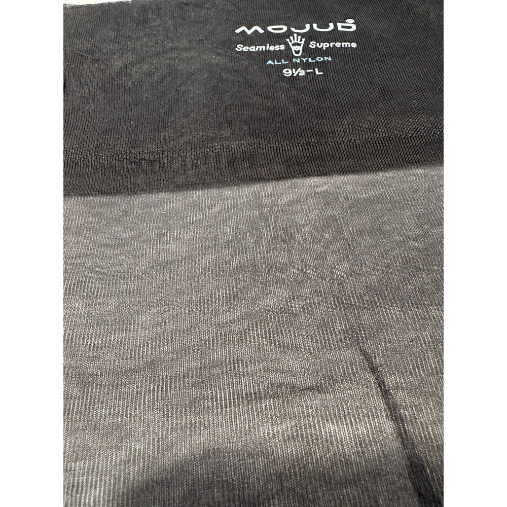 VINTAGE *NEW* MOJUD Hosiery-Seamless Supreme-Lights Out-1 Pair Sz9.5L