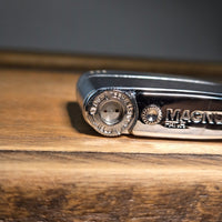 VINTAGE *NEW* 1950's Silver Slick Rick Magnum 300 Lighter Japan