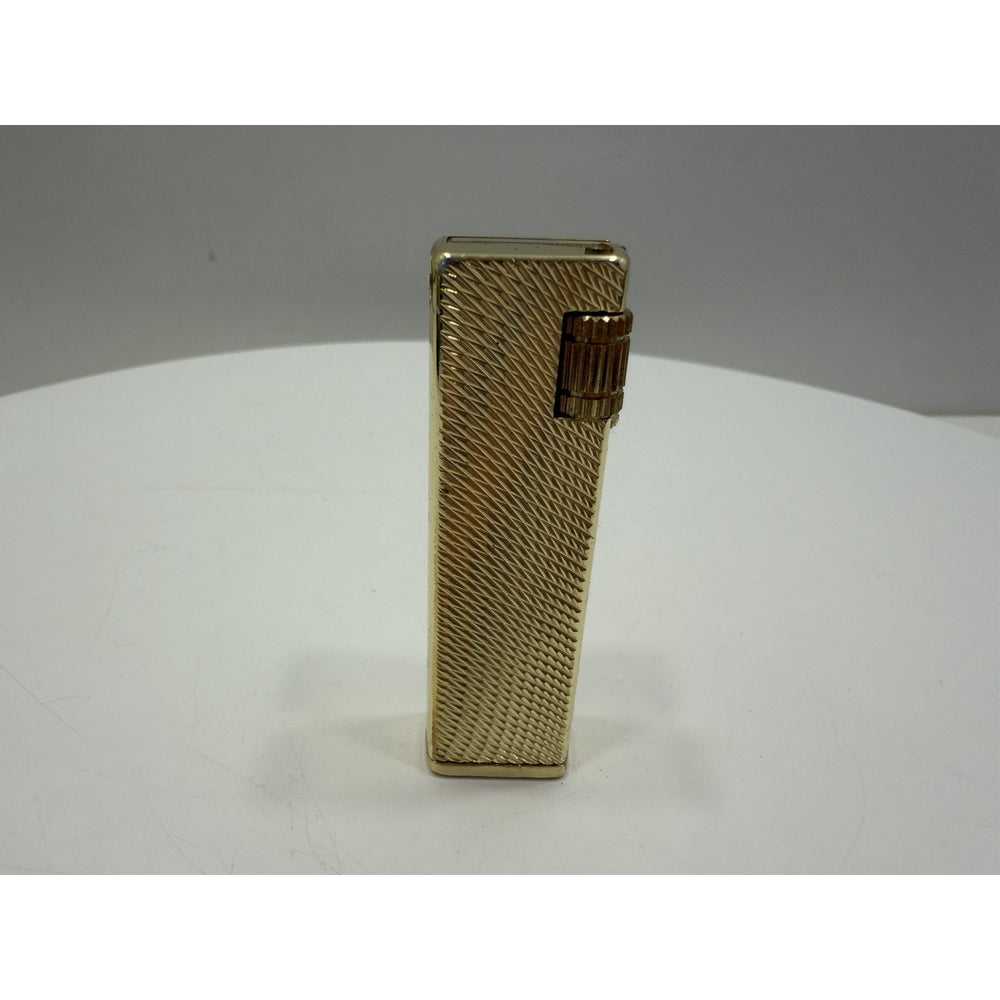 VINTAGE *NEW* 1950's Stellar Gold Textured Super Lighter