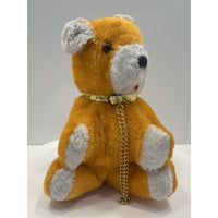 VINTAGE *NEW* 1960's Four Star AM Stuffy Micro Transistor Radio Yellow Bear