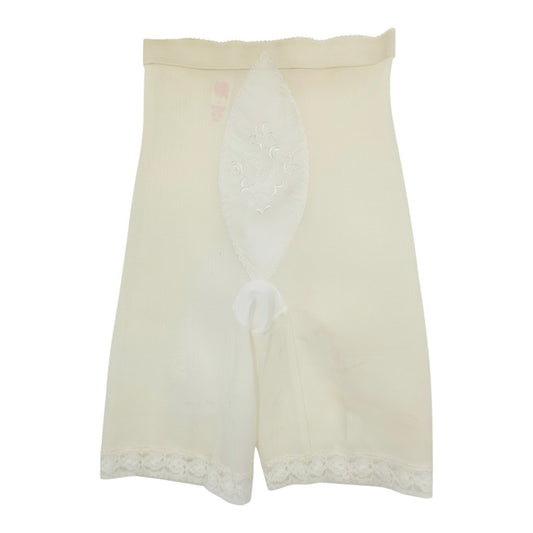 VINTAGE *NEW* 1960's Fairform Women's Cream with Lace Shapewear with Garters Size S USA