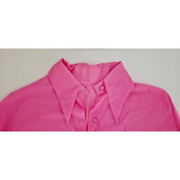 VINTAGE *NEW* 1970's Movie Star Women's Hot Pink Bodysuit Size M 14/16