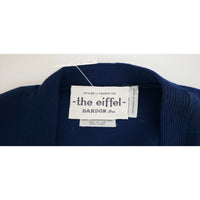 VINTAGE *NEW* 1970's the Eiffel by Bardon Navy Women's Vest  100% Wool Size M