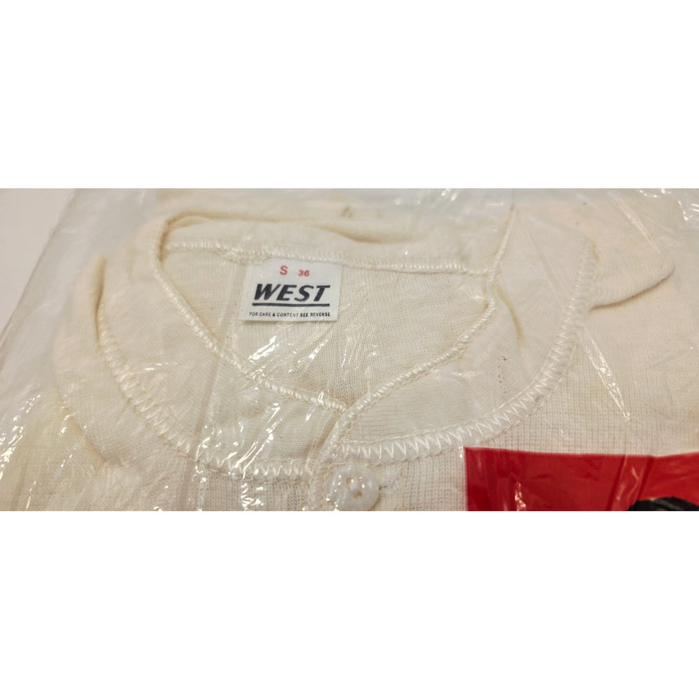 VINTAGE *NEW* 1970's Men's Outerwear (Long johns) Cream 100% Cotton Size S (36)