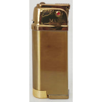 VINTAGE *NEW* 1960's Manor Gold Butane Lighter Japan