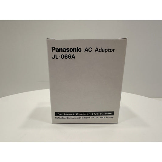 VINTAGE *NEW* Panasonic AC Adapter JL-066A for Calculator JE-614P & JE-620P