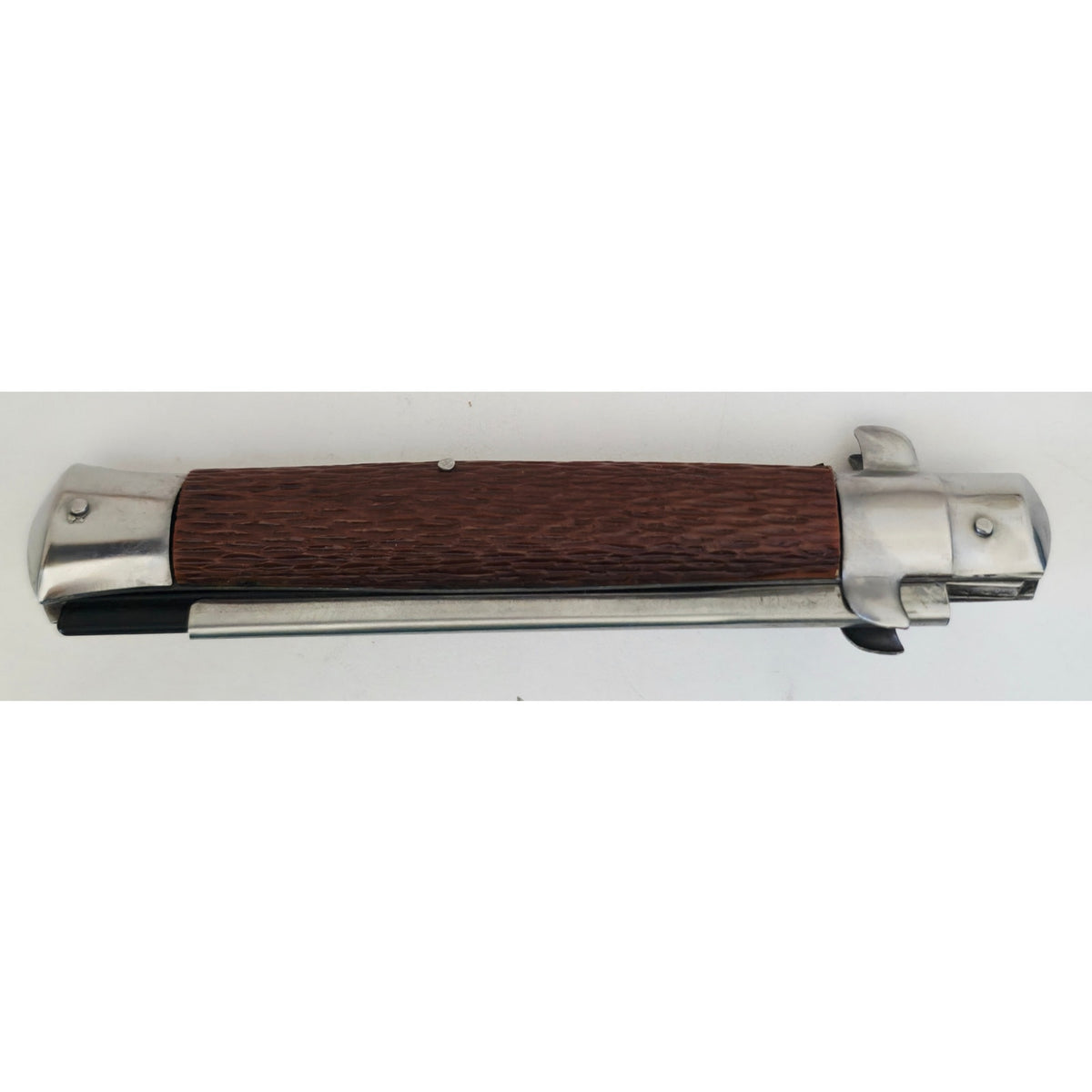 VINTAGE *NEW* 1970's Brown Folding Switchblade Pocket Comb Japan