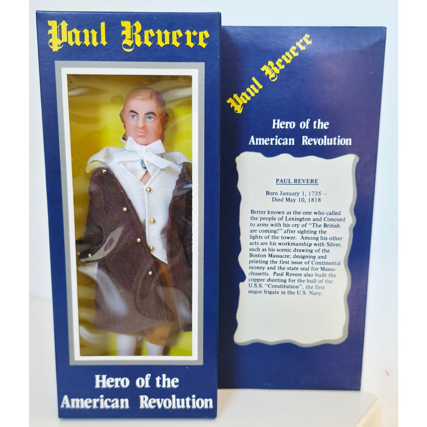 VINTAGE *NEW* 1970's Paul Revere Hero of the American Revolution Doll Figure