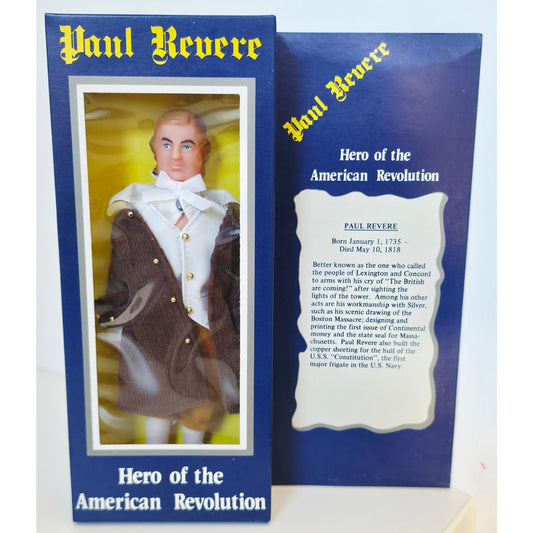 VINTAGE *NEW* 1970's Paul Revere Hero of the American Revolution Doll Figure