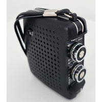 VINTAGE *NEW* 1970's Four Star FS-7 Black Solid State AM Transistor Radio