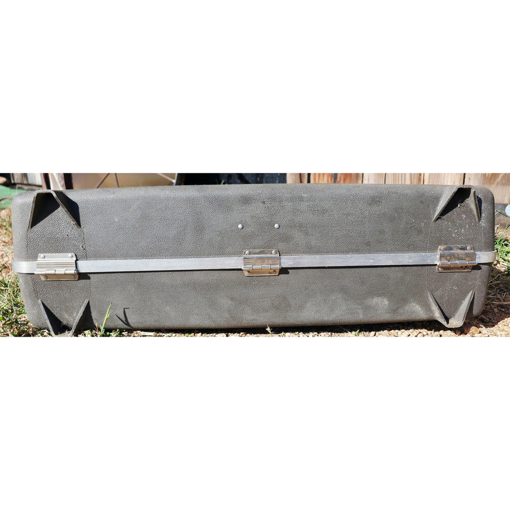 VINTAGE *NEW* 1960's Starflite Gray Hard Shell Luggage Size Large Made in USA