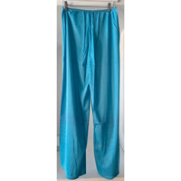 VINTAGE *NEW* 1960's  Women's Blue Pajama Set with White Trim 100% Acetate Size 40