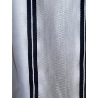 VINTAGE *NEW* 1960's Blue/White Striped Waist Tie Romper Size 12 (Fits like 4-6)