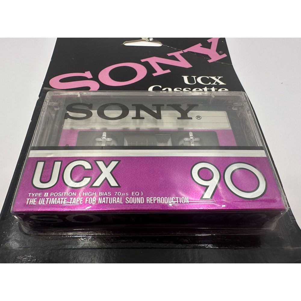VINTAGE *NEW* 1980's Sony UCX 90 Type II Blank Cassette Tape Sealed