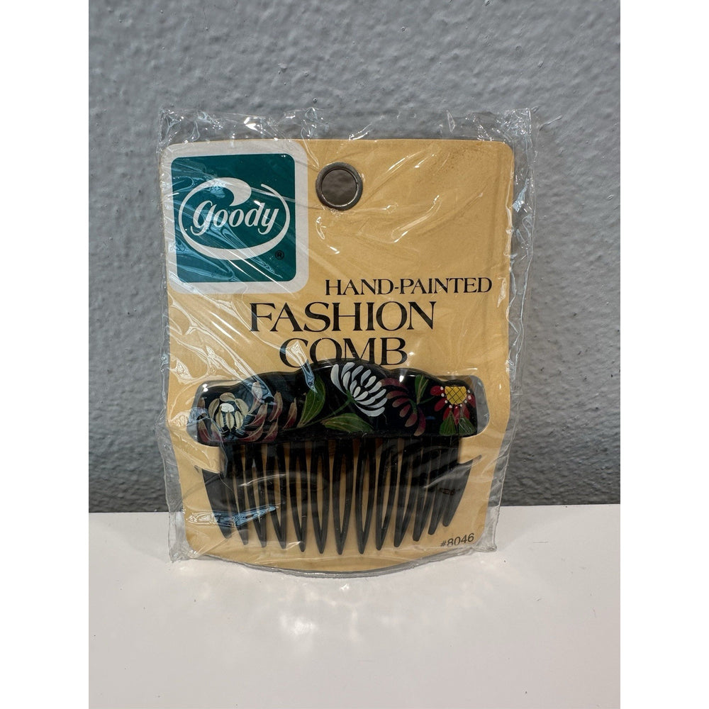 VINTAGE *NEW* 1970's/1980's Goody Hand-painted Fashion Combs Set