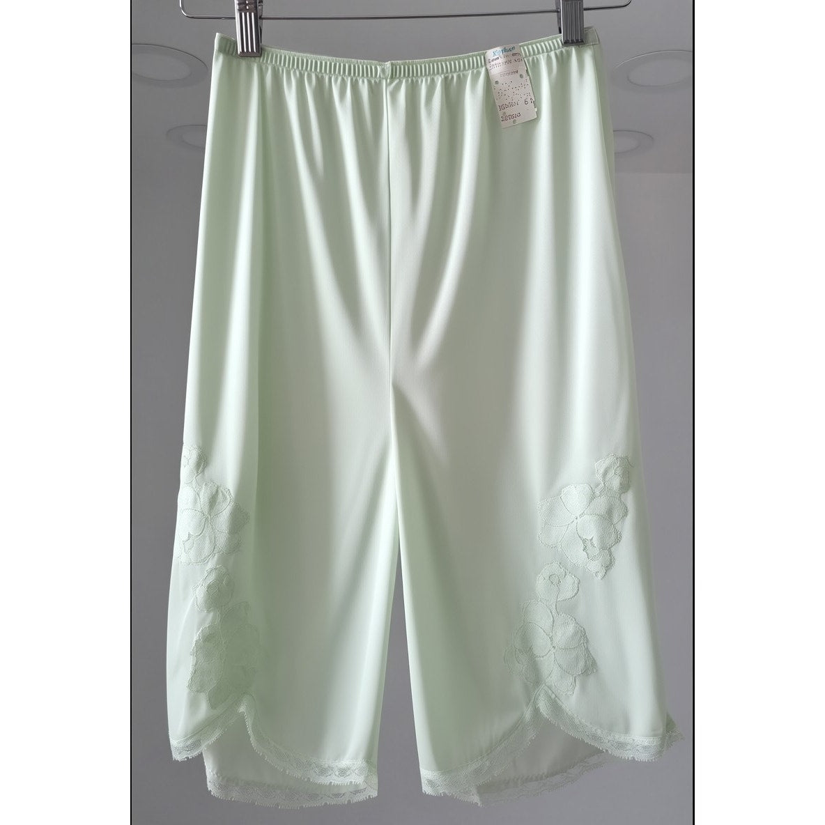VINTAGE *NEW* 1960's Kayser Women's Light Green w/Lace Bloomers Leggings Size  6