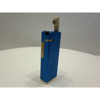 VINTAGE *NEW* 1950's Imperial Blue with Silver Design Super Lighter