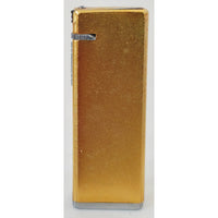VINTAGE *NEW* 1950's Kron Imperial Yellow and Silver Lighter Japan