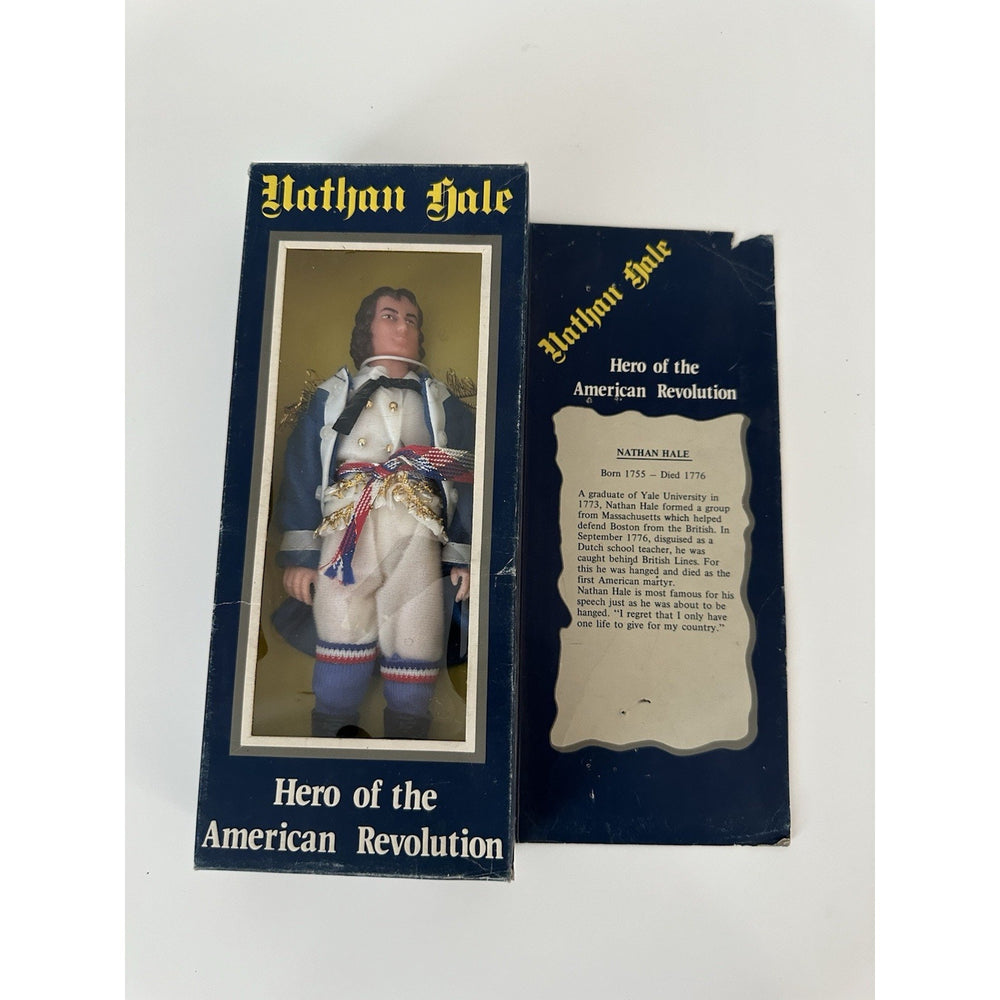 VINTAGE *NEW* 1970's Nathan Hale Hero of the American Revolution Doll Figure