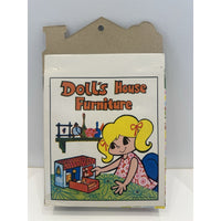 VINTAGE *NEW* 1970's Bathroom Dollhouse Furniture Set