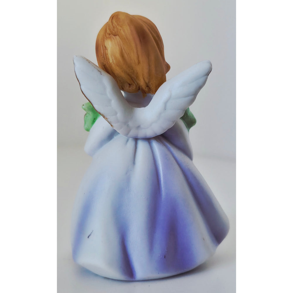 VINTAGE *NEW* 1960's March Girl Birthday Angel Figurine Porcelain 7C-42