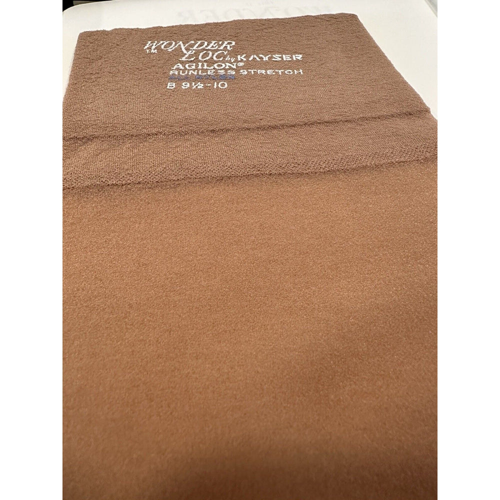 VINTAGE *NEW* Kayser Hosiery-Wonderloc Stretch-Debonair-Seamless-Sz9.5-10 B X 3