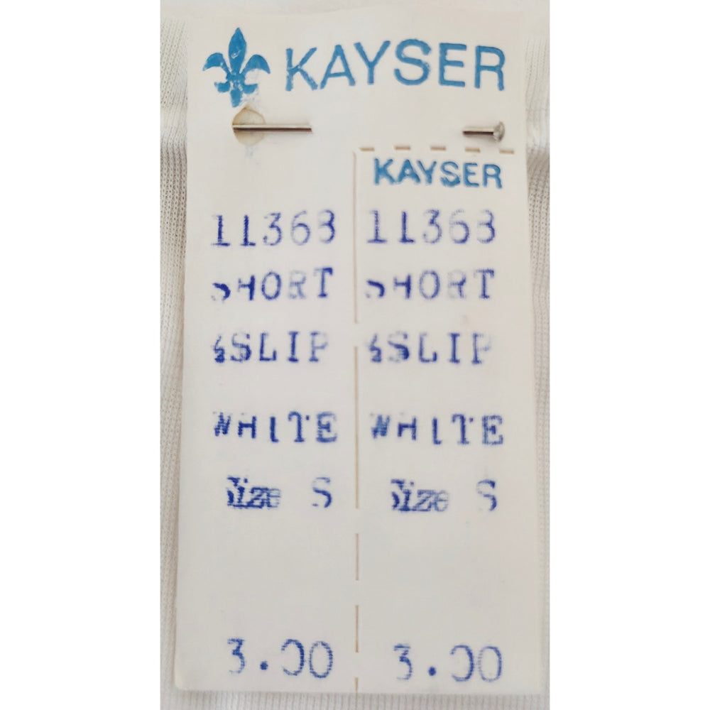 VINTAGE *NEW* 1960's Kayser Women's White Half Slip Size S