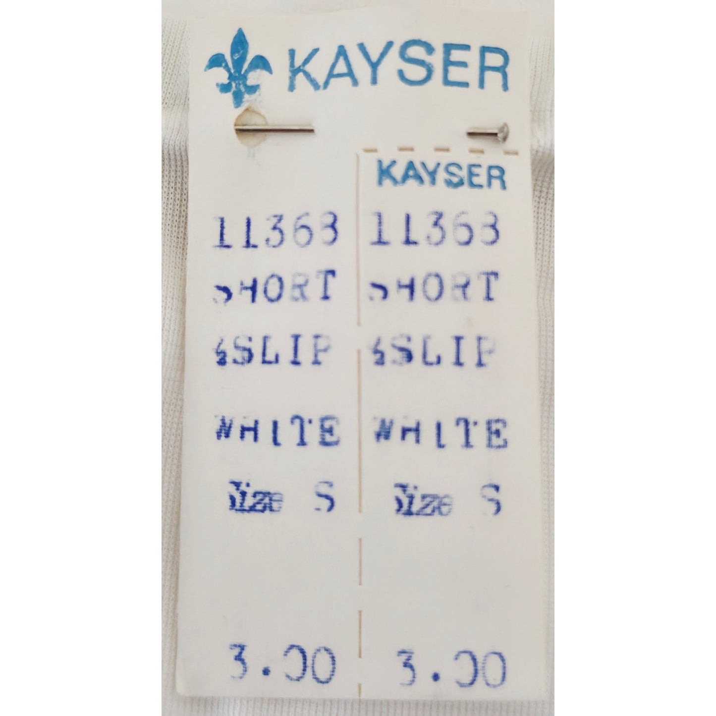 VINTAGE *NEW* 1960's Kayser Women's White Half Slip Size S