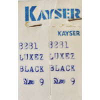 VINTAGE *NEW* 1960's Kayser Women's Black Garter Briefs Size L-XL USA