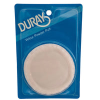 VINTAGE *NEW* Duray Velour Powder Puff - Cream USA