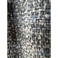 VINTAGE *NEW* 1960's Blue/Gray Lined Italian Tweed Skirt Size 22