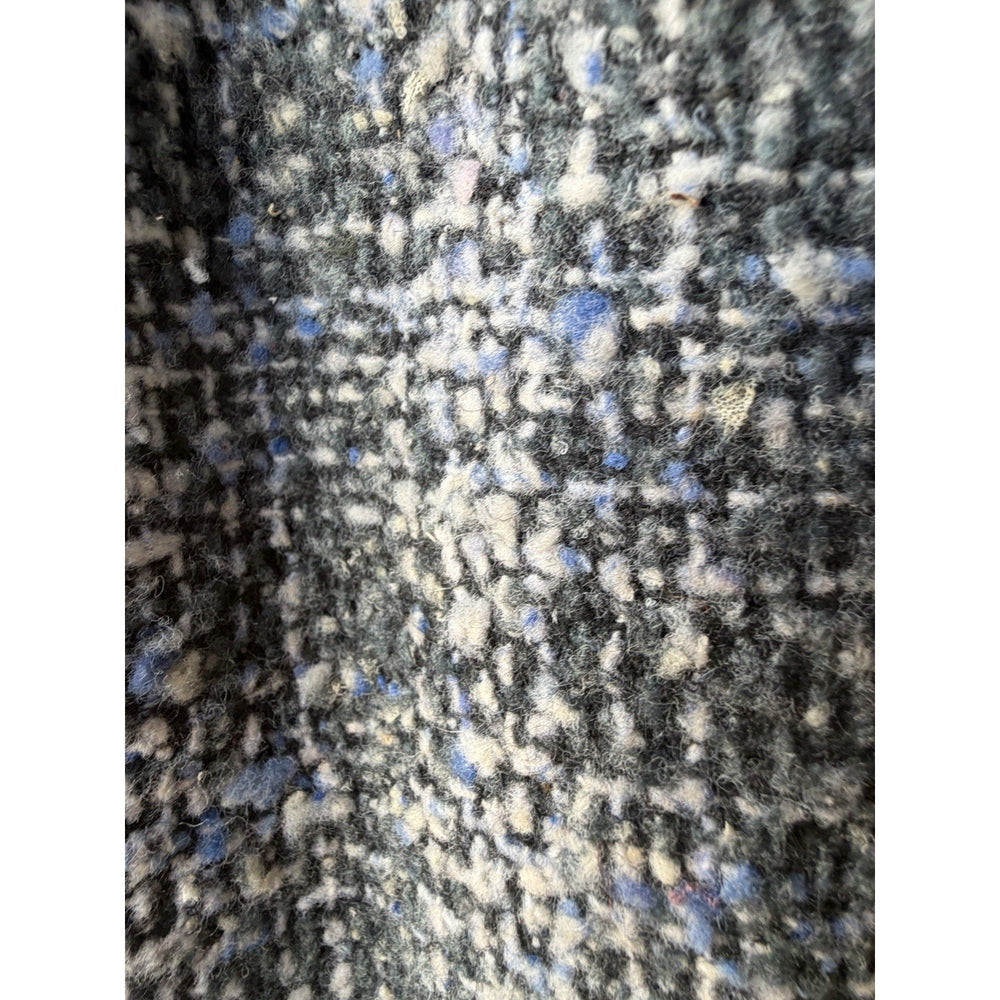 VINTAGE *NEW* 1960's Women's Blue/Gray Lined Italian Tweed Skirt Size S