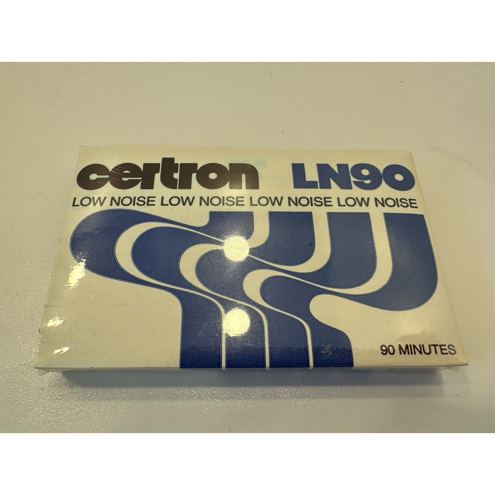 VINTAGE *NEW* Certron LN90 90 Min Blank Sealed Cassette Tapes Set of 2