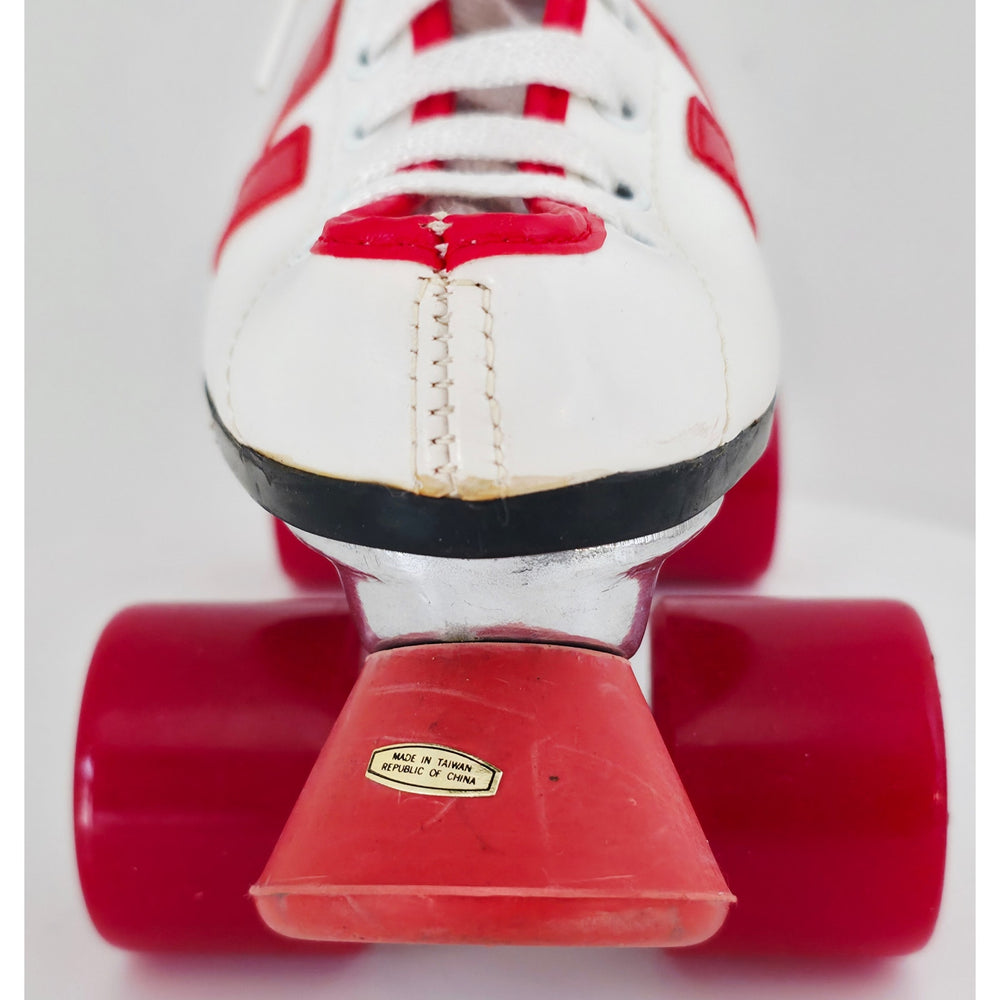 VINTAGE *NEW* 1970's Hot Shot Vinyl Women's Size 8 Demi-Boot Roller Skates