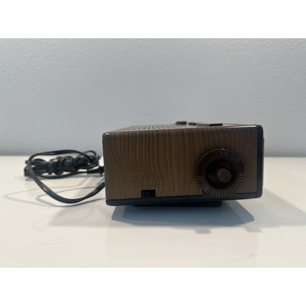 VINTAGE 1980's Panasonic RC-6215 Wood-Cabinet AccuSet Alarm Clock
