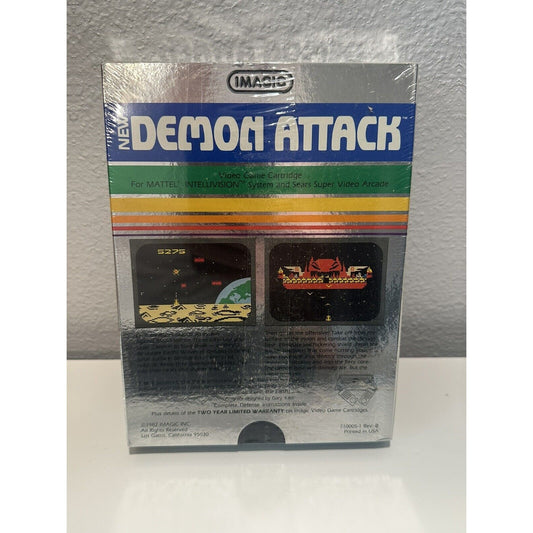 VINTAGE *NEW* 1982 Demon Attack Intellivision Imagic Sealed Full Set