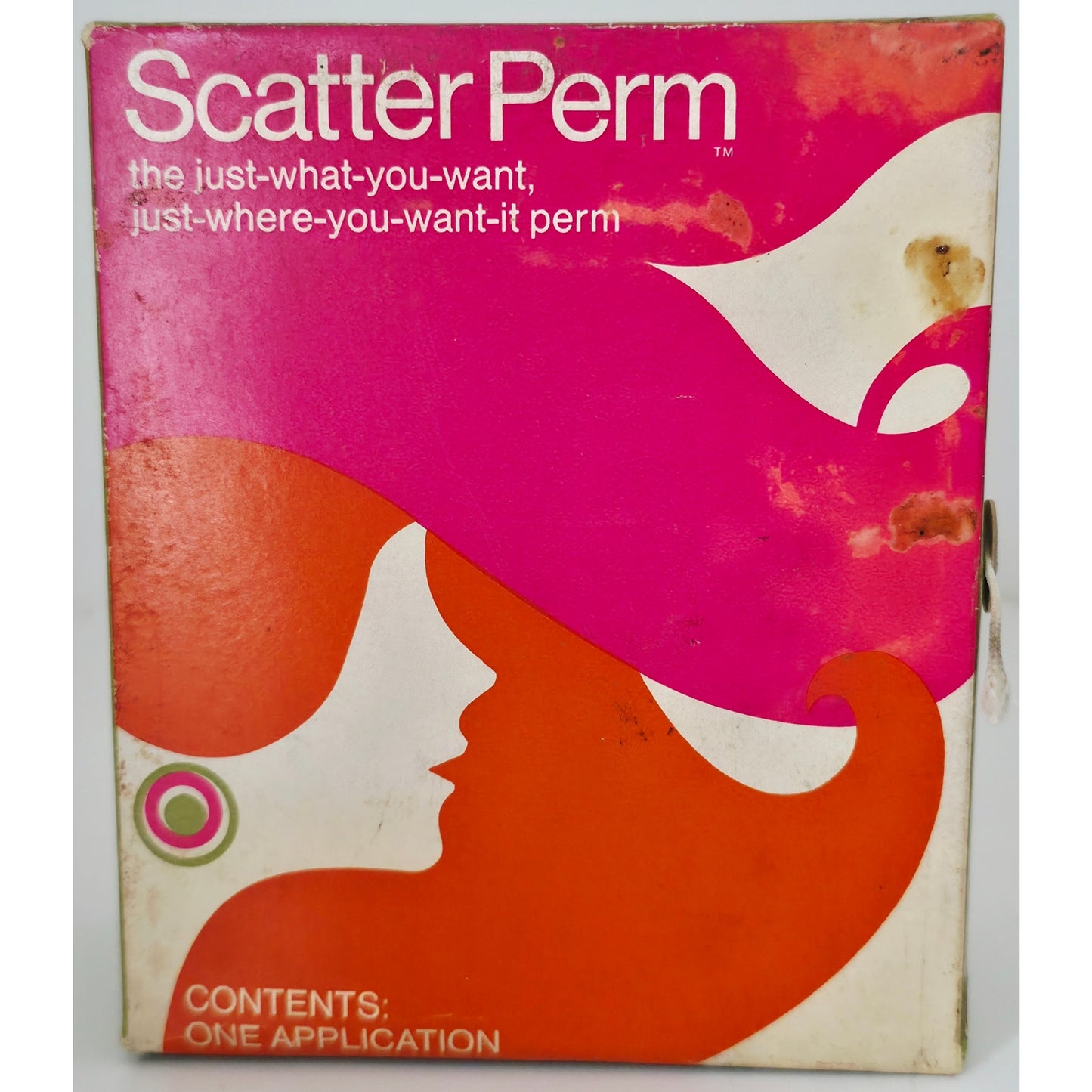 VINTAGE *NEW* 1970's Scatter Perm in Original Box Includes Perm Rods and Fluids