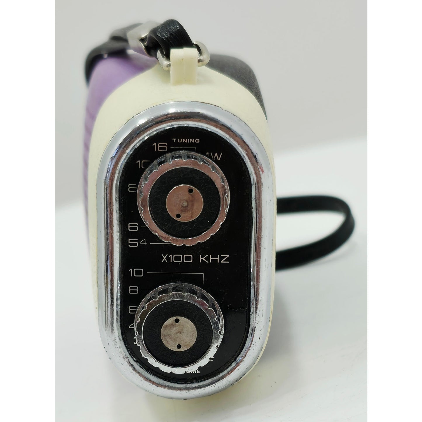 VINTAGE *NEW* 1970's Sakura FS-19 Purple & Black Transistor Radio